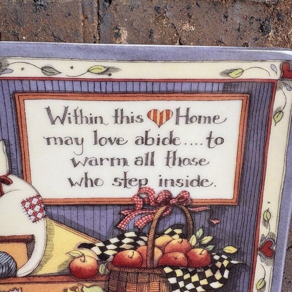 Susan Winget Plate "Within this Home may love abide" Franklin Mint Edition - Picture 2 of 8